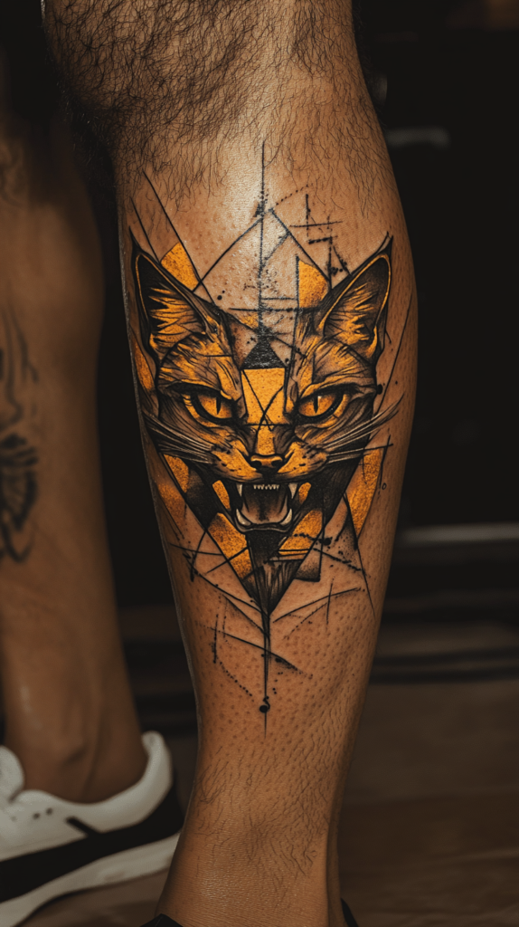 19. Mystical Cat Tattoo
