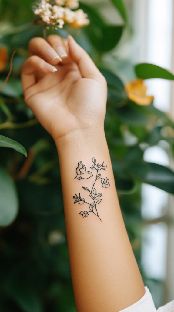 20. Nature Silhouette Tattoo