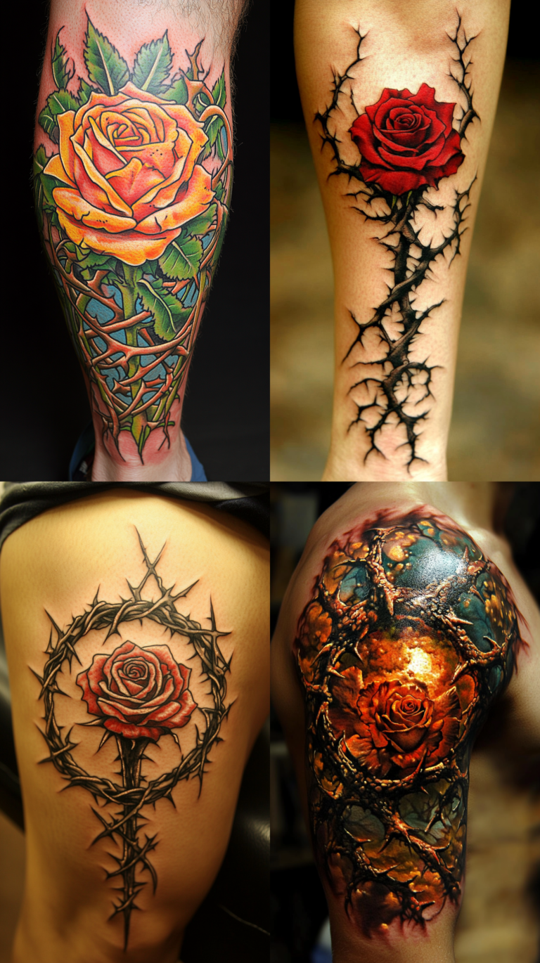 100+ Breathtaking Rose Tattoo Designs & Their Hidden Meanings ...
