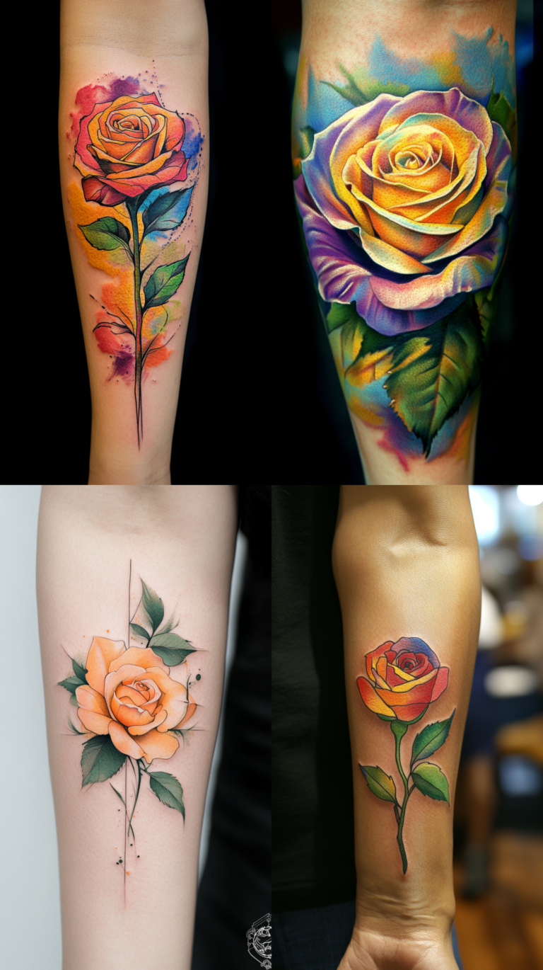 100+ Breathtaking Rose Tattoo Designs & Their Hidden Meanings ...