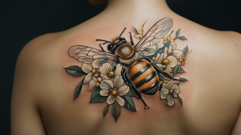 20+ Honey Bee Tattoos That'll Have the Internet Buzzing [2025 ...